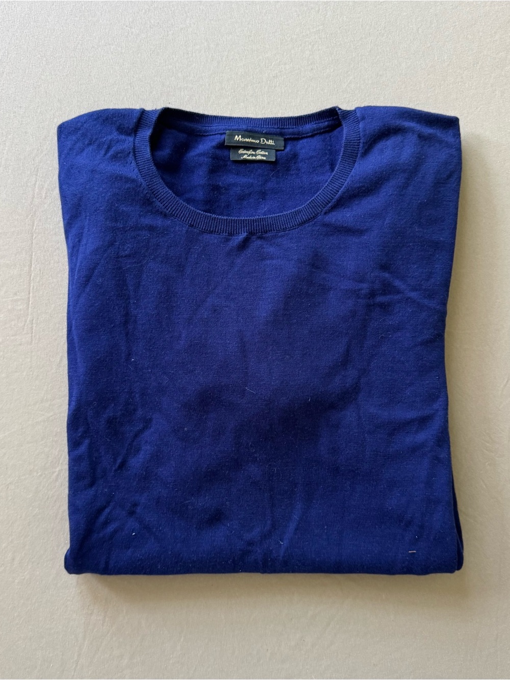 Massimo Dutti Cotton Short Sleeve Sweater
